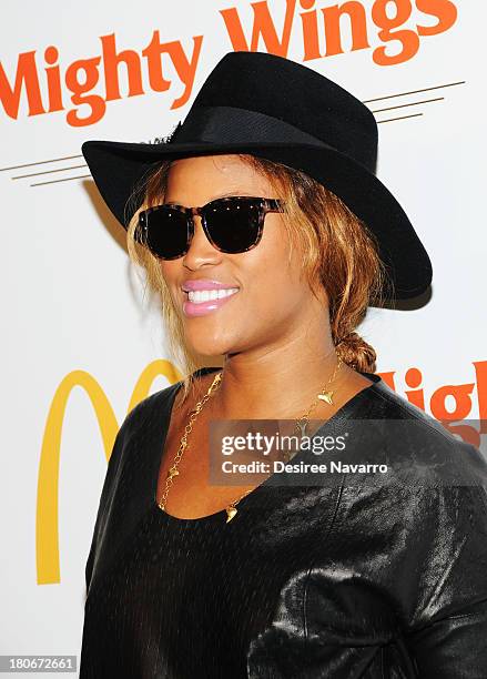 Mighty Wing Rapper 228 Mcdonalds New Mighty Wings Launch Event Stock Photos, High-Res ...