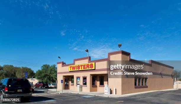 View of Twisters on August 31, 2013 in Albuquerque, New Mexico. Twisters served as Gustavo Fring's Los Pollos Hermanos restaurant in 'Breaking Bad',...