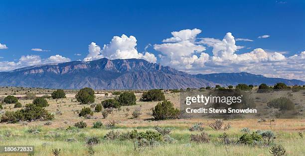 View of Rio Rancho, New Mexico's scenery, hills on August 31, 2013. The mesa around Rio Rancho were featured in many Breaking Bad scenes and...