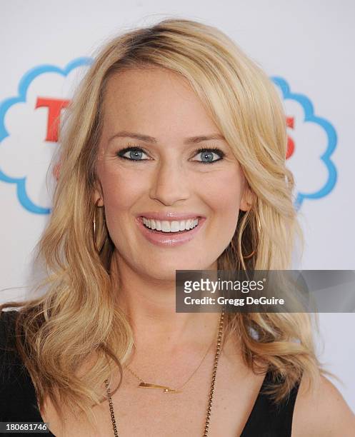 Personality Brooke Anderson arrives at the Los Angeles premiere of "Thomas & Friends: King Of The Railway - The Movie" at Pacific Theatre at The...