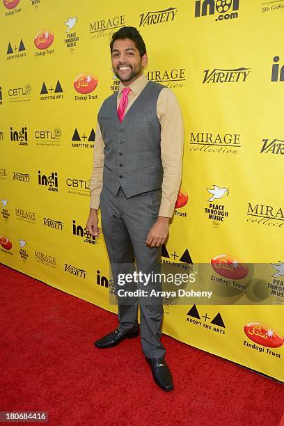 Shawn Parikh attends the Peace Through Music Gala at The Ray Dolby Ballroom at Hollywood & Highland Center on September 15, 2013 in Hollywood,...