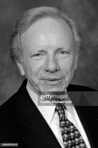 Senator Joe Lieberman of Connecticut poses for a portrait in Wurstboro, New York, November 10, 1999.