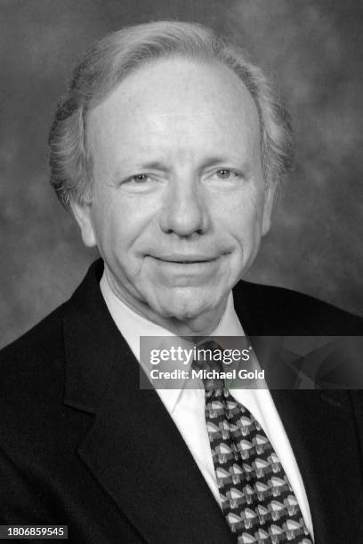 Senator Joe Lieberman of Connecticut poses for a portrait in Wurstboro, New York, November 10, 1999.