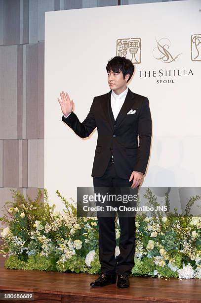 Jo Hyun-Jae attends the Bae Soo-Bin Wedding at the Shilla hotel on September 14, 2013 in Seoul, South Korea.