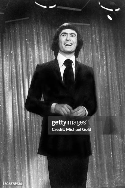 Comedian and substitute host, David Steinberg, doing his opening solo monologue routine for The Tonight Show with Johnny Carson, in New York City,...