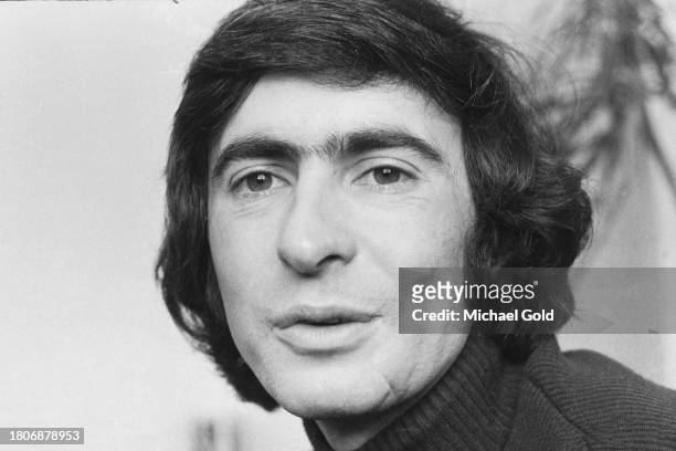 Headshot of Comedian David Steinberg as he prepares for his guest host appearance on The Tonight Show with Johnny Carson in New York City in 1972.