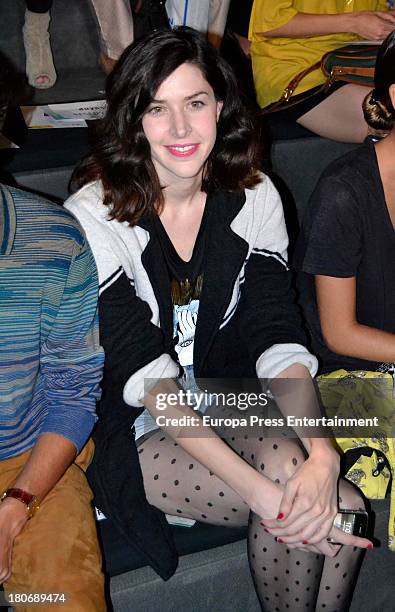 Brianda Fitz-James Stuart attends a fashion show during the Mercedes Benz Fashion Week Madrid Spring/Summer 2014 on September 13, 2013 in Madrid,...