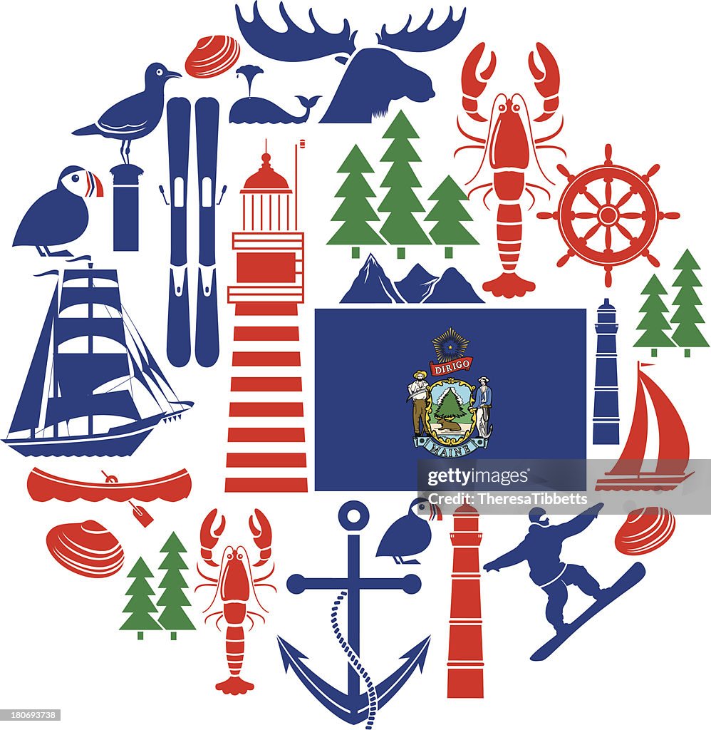 Maine icon-Set