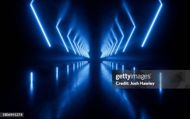 3d rendering architectural background - luce ultravioletta foto e immagini stock