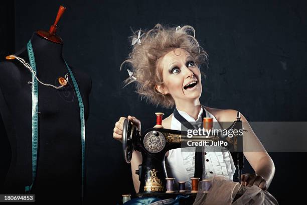 crazy schneiderberuf - schneider stock-fotos und bilder