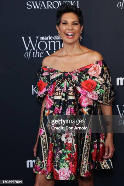 Narelda Jacobs attends the Marie Claire Women of the Year Awards 2023 at Museum of Contemporary Art on November 21, 2023 in Sydney, Australia.