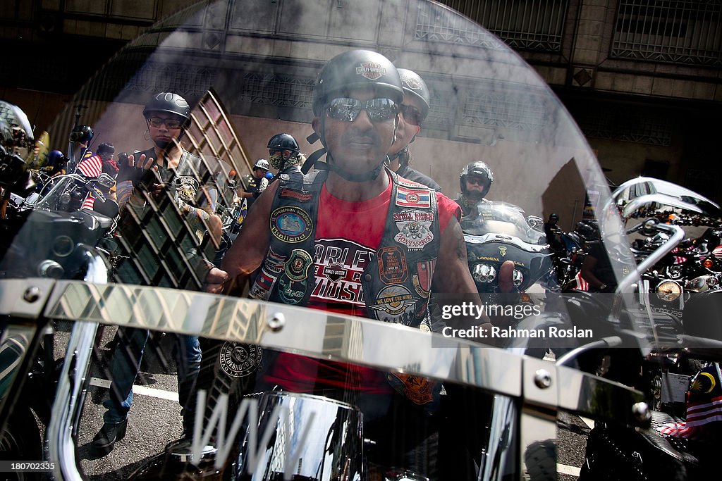 Harley Davidson Enthusiasts Meet In Kuala Lumpur For Annual Parade