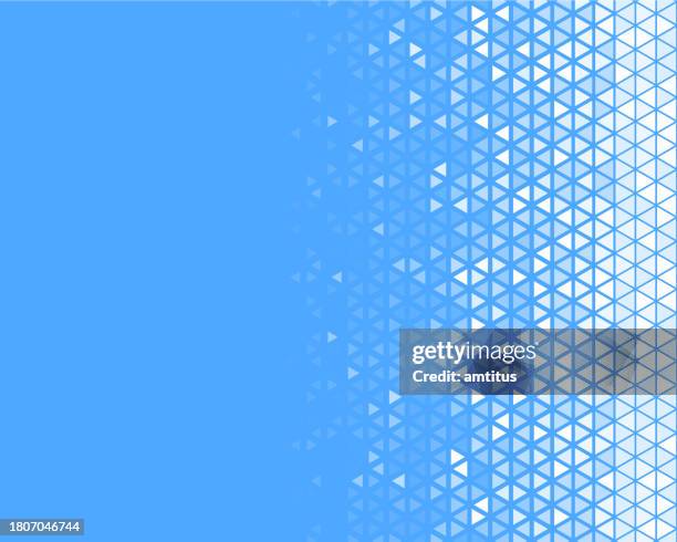 triangular blue side - triangle vector stock illustrations