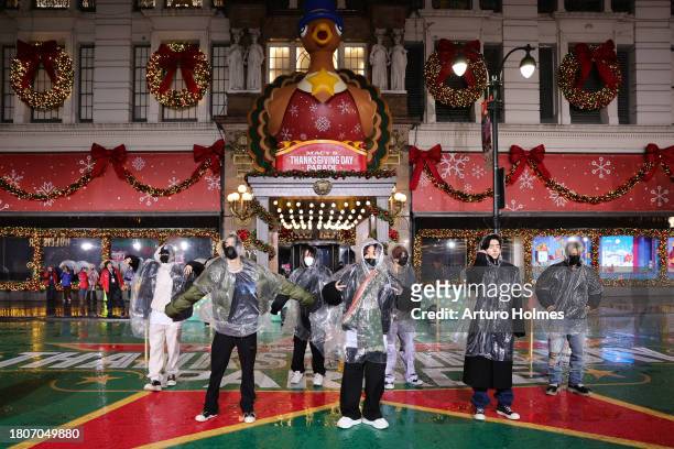 Attend day 2 of the 97th Macy's Thanksgiving Day Parade rehearsals at Macy's Herald Square on November 21, 2023 in New York City.