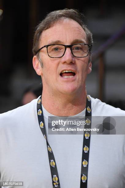 Jay Mohr attends an NBA In-Season Tournament game between the Los Angeles Lakers and the Utah Jazz at Crypto.com Arena on November 21, 2023 in Los...