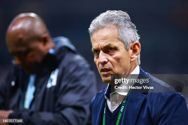 Reinaldo Rueda coach of Honduras gestures prior the CONCACAF Nations League quarterfinals second leg match between Mexico and Honduras at Azteca...