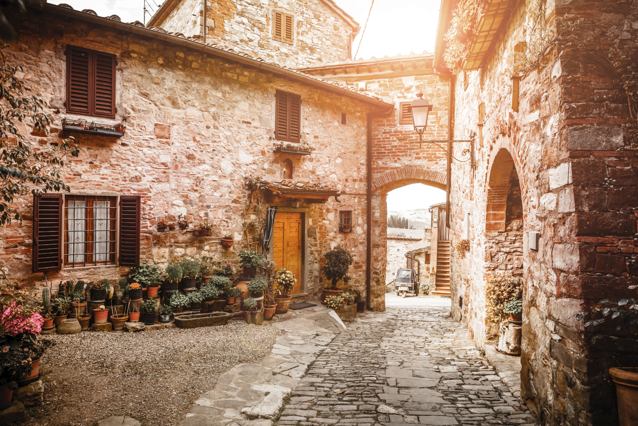 Ancient Town in Tuscany, Italy Ancient Town in Tuscany, Italy