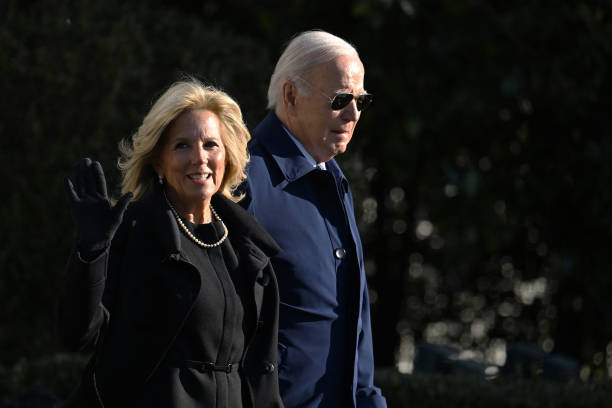 DC: President And Mrs Biden Depart White House For Georgia