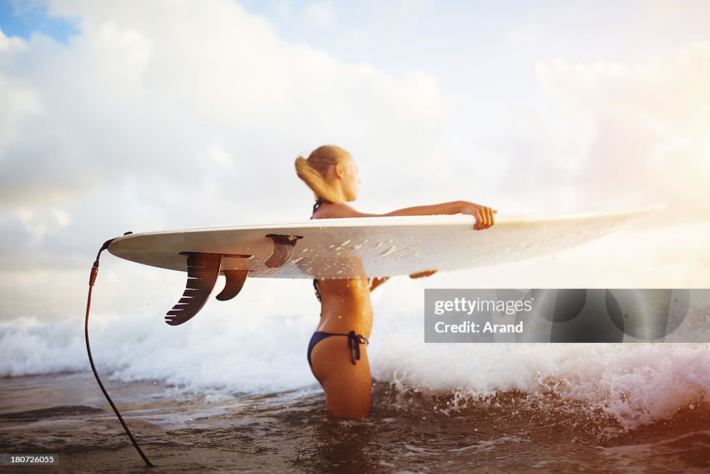 Surfer Mädchen