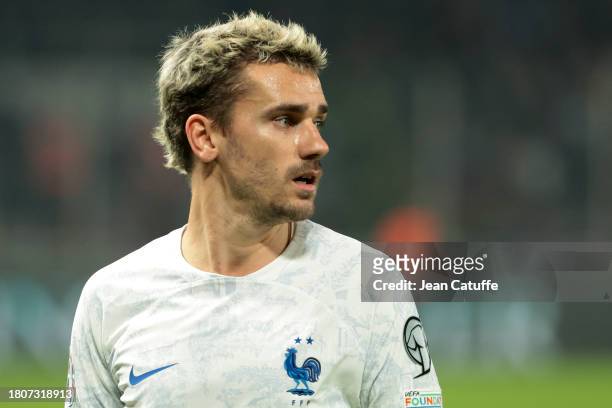 Antoine Griezmann of France looks on during the UEFA EURO 2024 European qualifier match between Greece and France at OPAP Arena, Agia Sofia Stadium...
