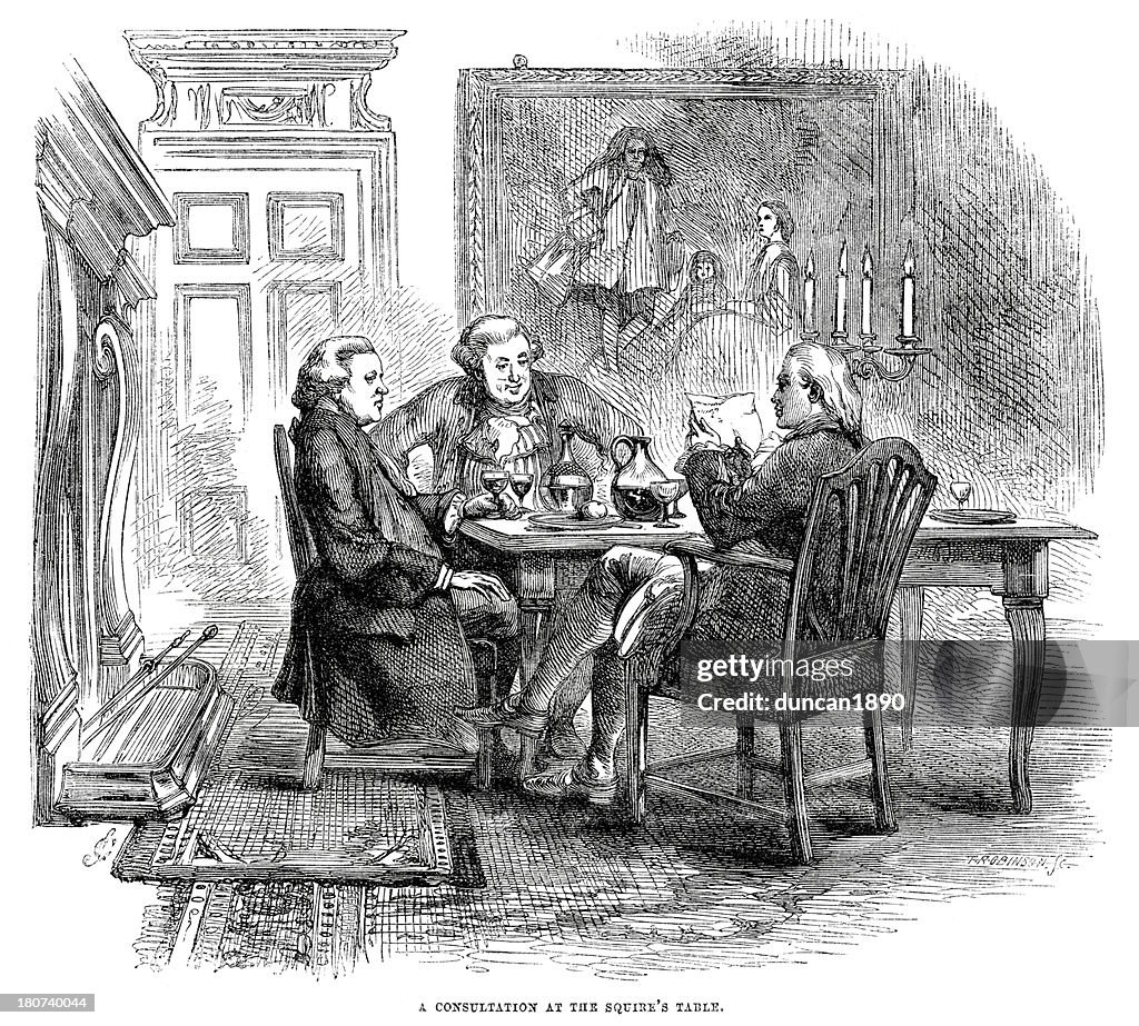 Consultation at the Squire's Table