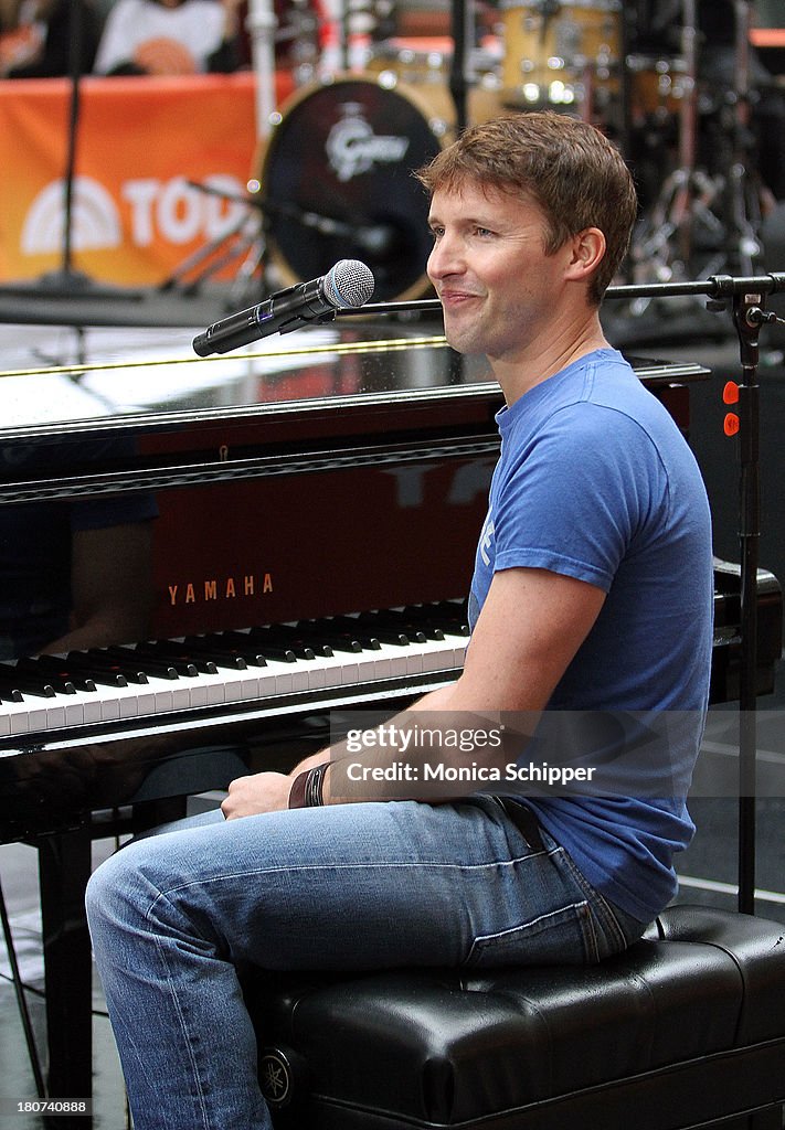 James Blunt Performs On NBC's "Today"