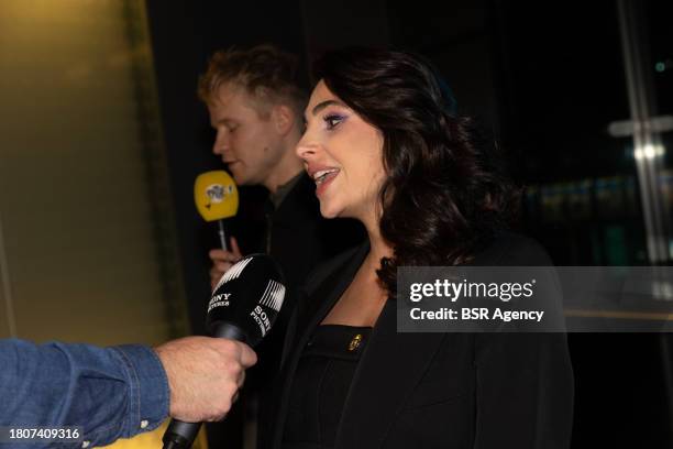 Anna Nooshin attends the Napoleon Premiere at Pathe Arena on November 21, 2023 in Amsterdam, Netherlands.
