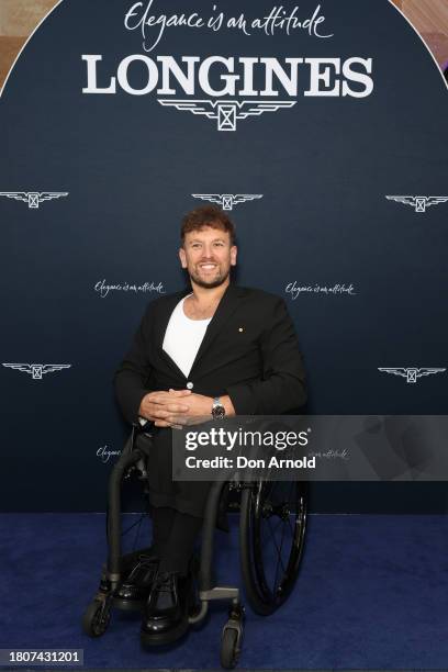 Dylan Alcott attends a Longines event at Campbell's Store on November 22, 2023 in Sydney, Australia.