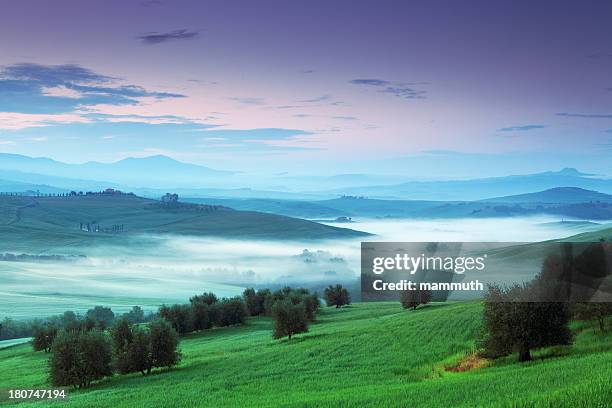 river of fog - most stockfoto's en -beelden