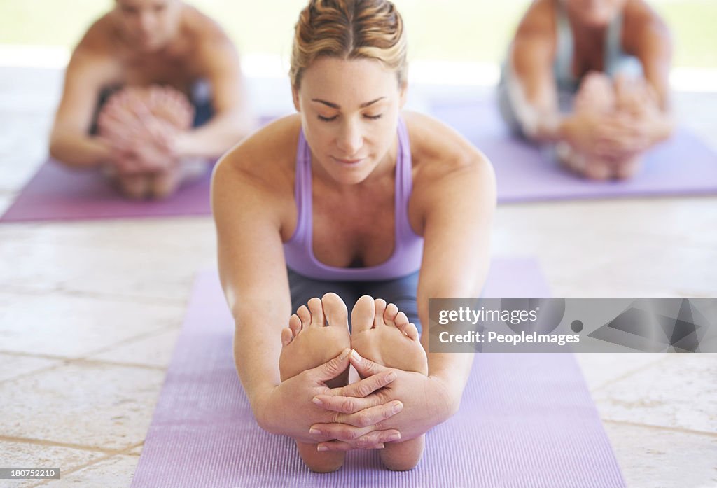 Deep relaxation through yoga