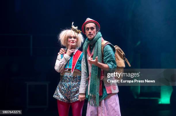 Dancers during the presentation of the magic of Circo Price at Christmas, at the Teatro Circo Price, on 22 November, 2023 in Madrid, Spain. The...