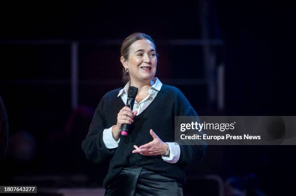 The delegate of Culture, Tourism and Sports of the Madrid City Council, Marta Rivera de la Cruz, speaks during the presentation of the magic of Circo...