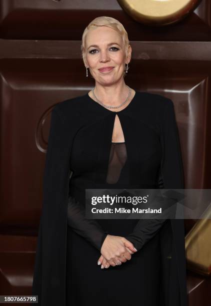 Olivia Colman attends the "Wonka" World Premiere at The Royal Festival Hall on November 28, 2023 in London, England.