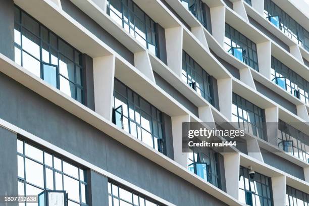 architecture on a college campus - postmodern stock pictures, royalty-free photos & images