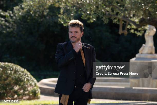 The singer Coque Malla, on his arrival at the reception of the Mayor of Barcelona to the winners of the Premios Ondas 2023, at the Palacete Albeniz,...