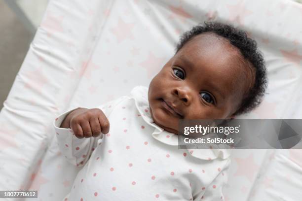 the cutest baby girl - newborn stock pictures, royalty-free photos & images