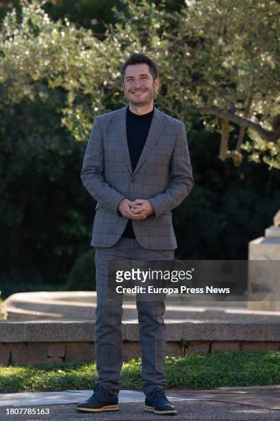 Journalist Carlos del Amor during the reception of the Mayor of Barcelona to the winners of the Premios Ondas 2023, at the Palacete Albeniz, on 22...