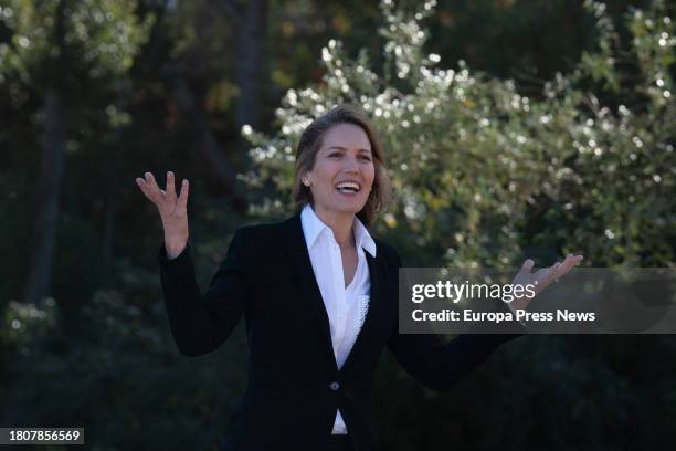 Journalist Silvia Intxaurrondo during the reception of the Mayor of Barcelona to the winners of the Premios Ondas 2023, at the Palacete Albeniz, on...