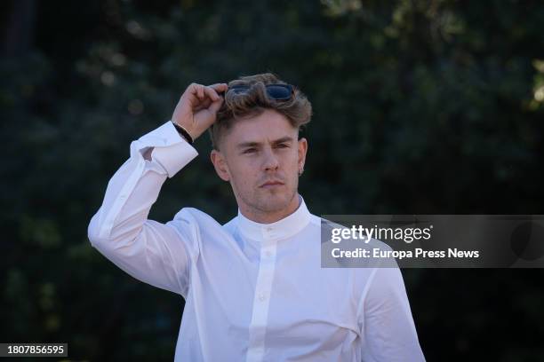 Actor Patrick Criado during the reception of the Mayor of Barcelona to the winners of the Premios Ondas 2023, at the Palacete Albeniz, on 22...