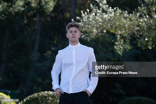 Actor Patrick Criado during the reception of the Mayor of Barcelona to the winners of the Premios Ondas 2023, at the Palacete Albeniz, on 22...