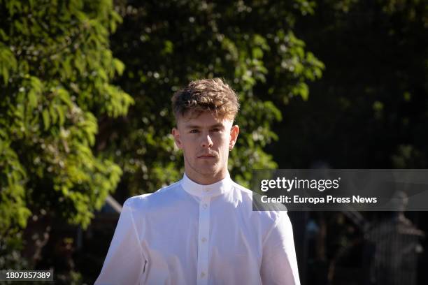 Actor Patrick Criado during the reception of the Mayor of Barcelona to the winners of the Premios Ondas 2023, at the Palacete Albeniz, on 22...