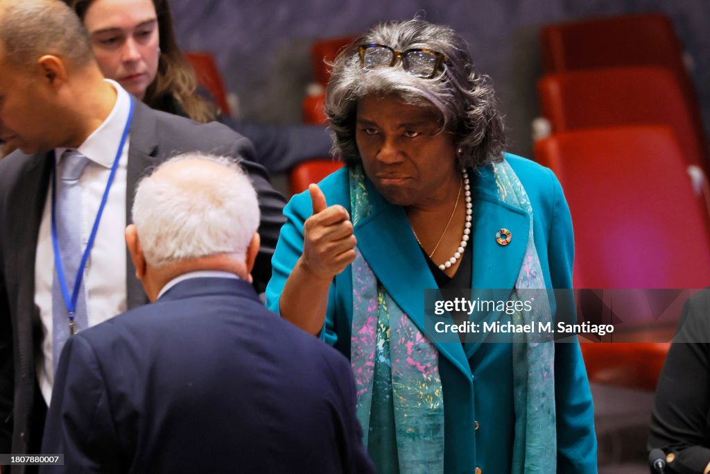 United Nations Security Council Meets To Consider The Situation In Gaza