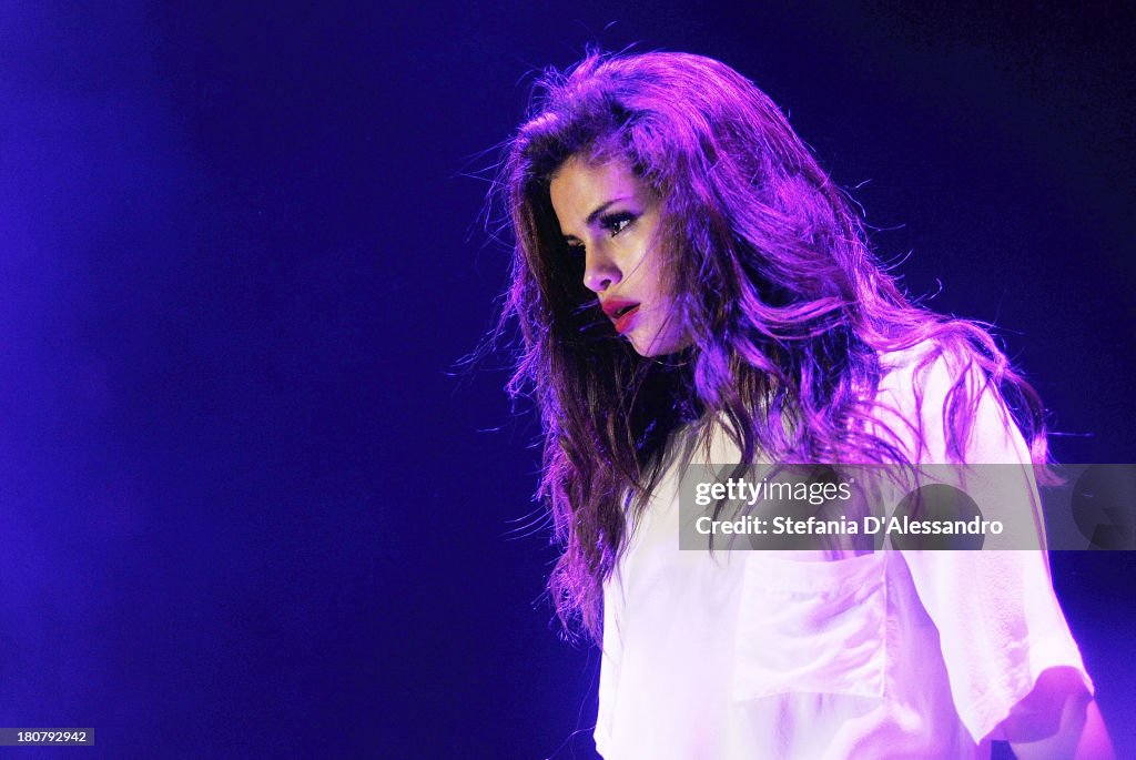 Selena Gomez Performs In Milan