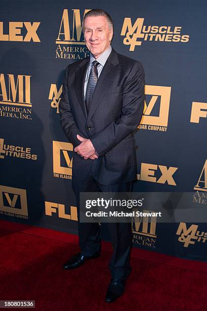 League Chairpman Jim Manion attends the "Generation Iron" New York Premiere at AMC Regal Union Square on September 16, 2013 in New York City.