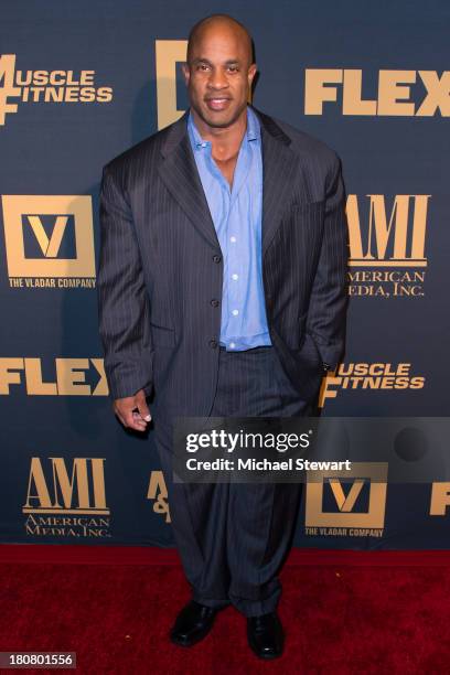 Bodybuilder Victor Martinez attends the "Generation Iron" New York Premiere at AMC Regal Union Square on September 16, 2013 in New York City.