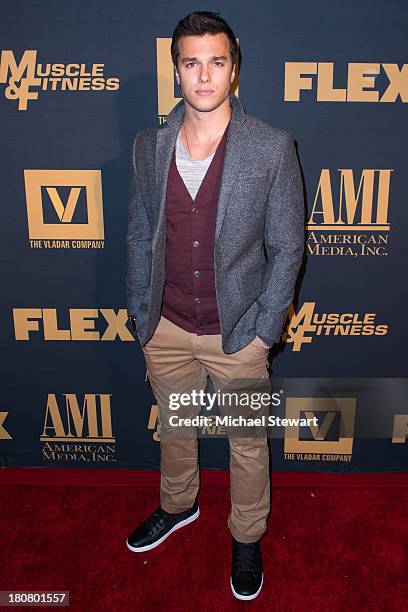 Actor Chris Riggi attends the "Generation Iron" New York Premiere at AMC Regal Union Square on September 16, 2013 in New York City.