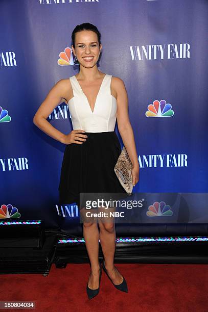 Vanity Fair Toast the 2013 Launch" -- Pictured: Ana Nogueira "The Michael J. Fox Show" arrives at the NBC & Vanity Fair Toast the 2013 Launch party...