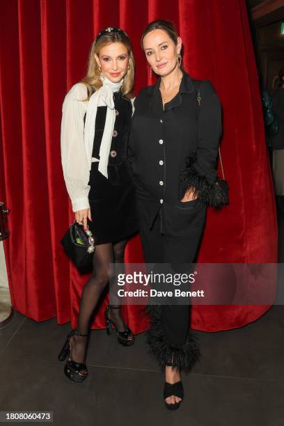 Sophie Hermann and Francesca Newman-Young attend a party to celebrate the 4th birthday of fashion rental app By Rotation at Geode on November 28,...