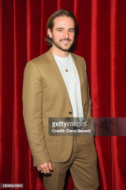 Alex Watson attends a party to celebrate the 4th birthday of fashion rental app By Rotation at Geode on November 28, 2023 in London, England.