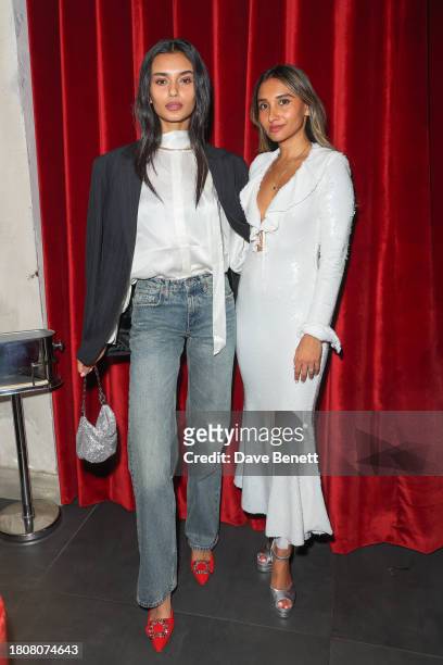 Madhulika Sharma and Eshita Kabra-Davies attend a party to celebrate the 4th birthday of fashion rental app By Rotation at Geode on November 28, 2023...